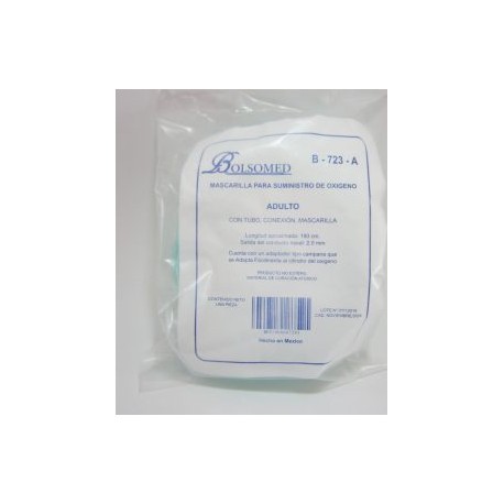 JAY116-Mascarilla para oxigeno adulto