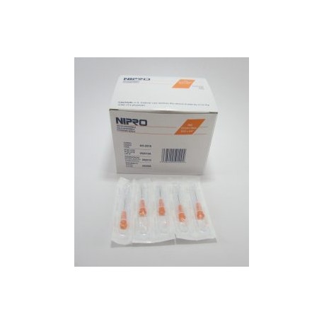 NIP110- Aguja Hipodérmica 25×16 c/100