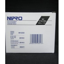 NIP112 Aguja hipodérmica 22×32 c/100